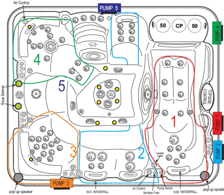 Спа бассейн Artesian Spas Pelican Bay